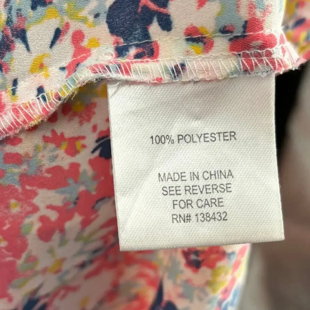 Modcloth Floral Burst Podcast Co-Host Blouse